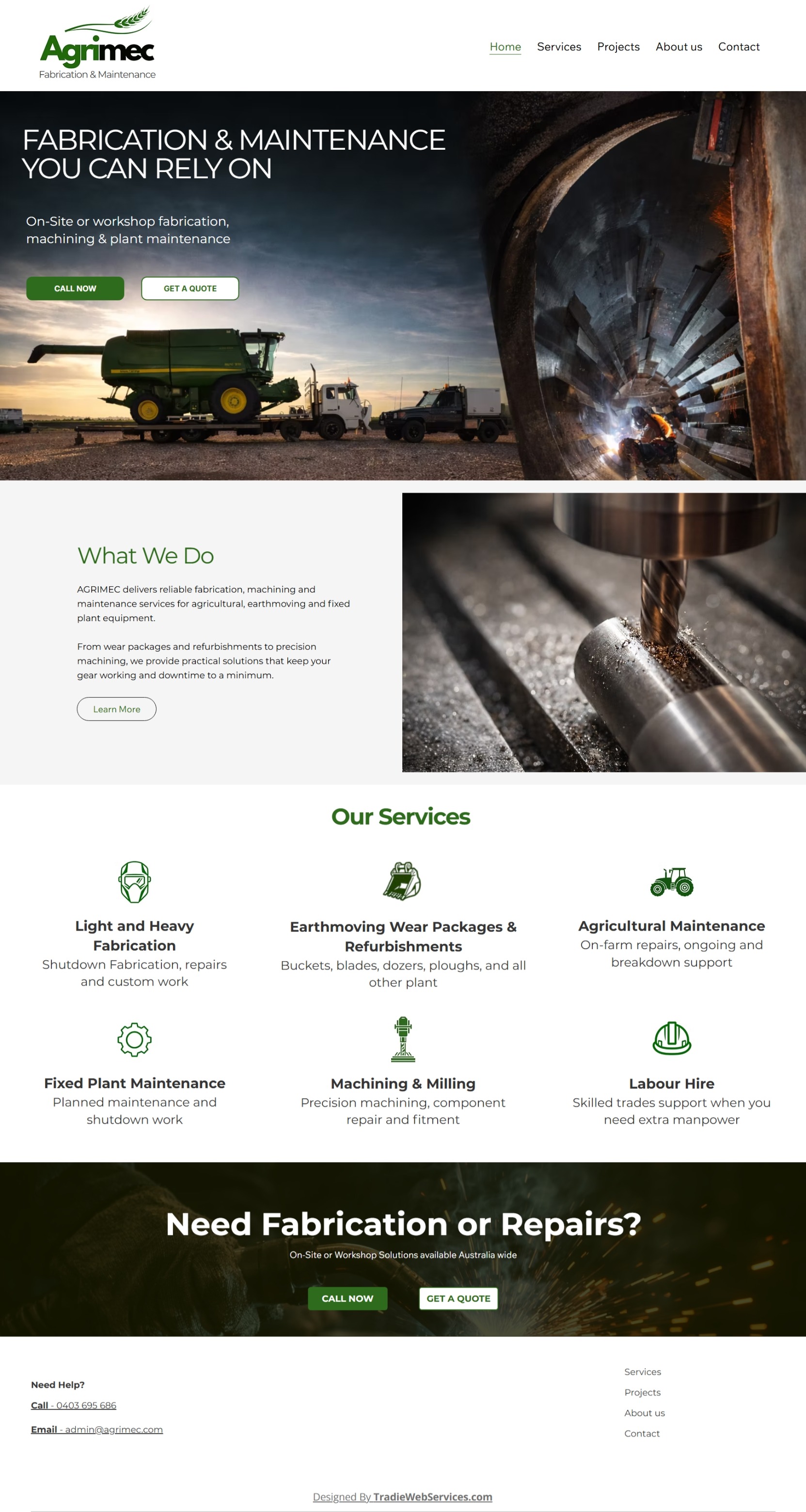 Agrimec website